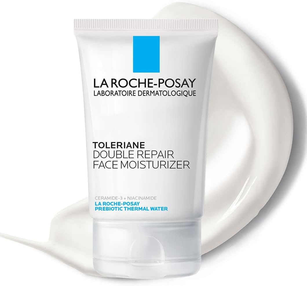 La Roche-Posay Toleriane Double Repair Face Moisturizer, Daily Moisturizer Face Cream with Ceramide & Niacinamide for All Skin Types, Immediate Comfort & Long Lasting Hydration, Fragrance Free