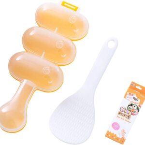 Rice Ball Mold with Mini Rice Scoop, Cute Sushi Plate, DIY Sticky Rice Molds Large Ball Mold Kitchen Tool