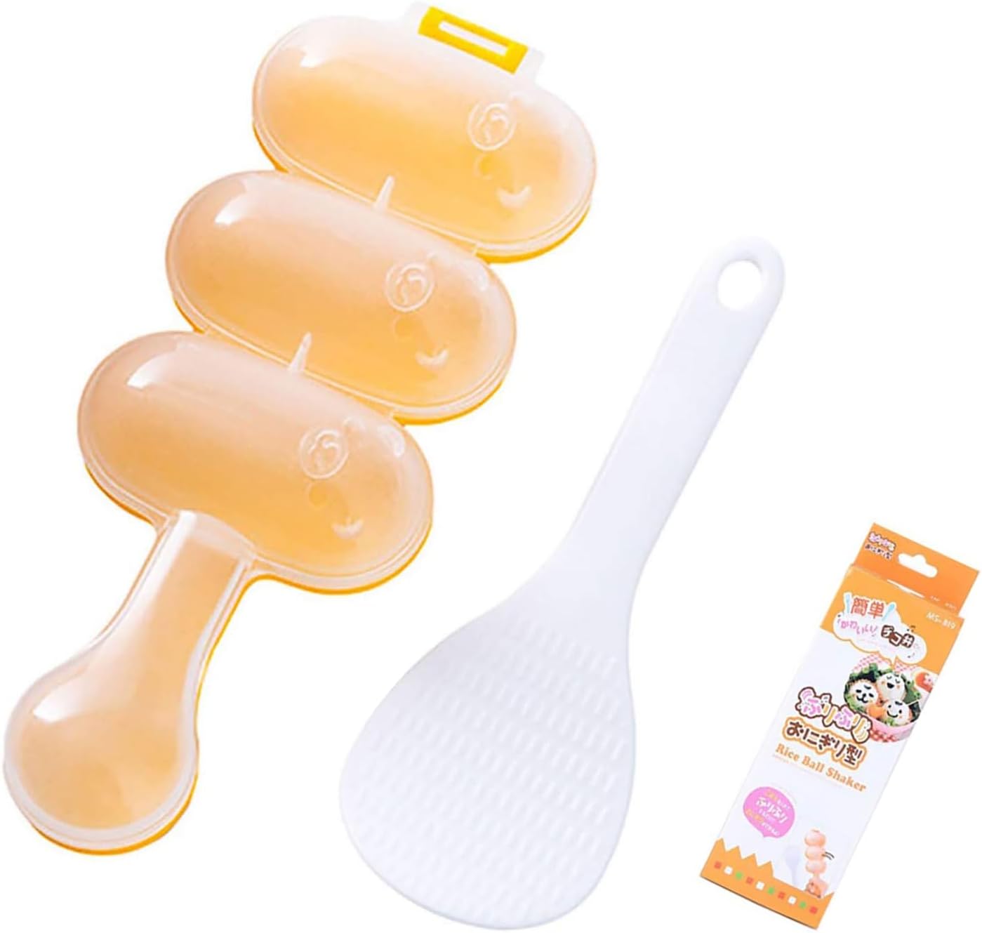 Rice Ball Mold with Mini Rice Scoop, Cute Sushi Plate, DIY Sticky Rice Molds Large Ball Mold Kitchen Tool