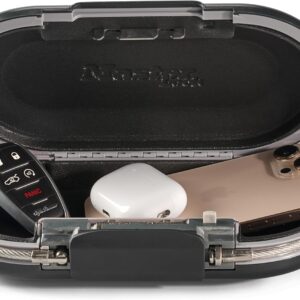 Master Lock Portable Small Lock Box, Set Your Own Combination Lock Portable Safe, Personal Travel Safe