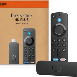 Amazon Fire TV Stick 4K Plus (newest model) with AI-powered Fire TV Search, Wi-Fi 6, stream over 1.8 million movies and shows, free & live TV