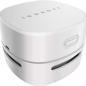 IGOKOTI Desk Vacuum Cleaner Mini,Counter Vacuum,Tabletop Vacuum Cleaner USB Rechager, Cordless Energy Saving Design