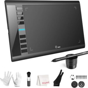 Graphics Drawing Tablet, UGEE M708 10 x 6 inch Large Drawing Tablet with 8 Hot Keys
