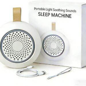 Portable White Noise Machine with Night Light