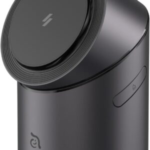 ADAM elements Qi2 Magnetic Wireless Charger/Fast Charger – Mag Tube Qi2 3-in-1 Intelligent Fast Charging Station 15W for iPhone 12/13/14/15/16/17 Series, Apple Watch & AirPods Series